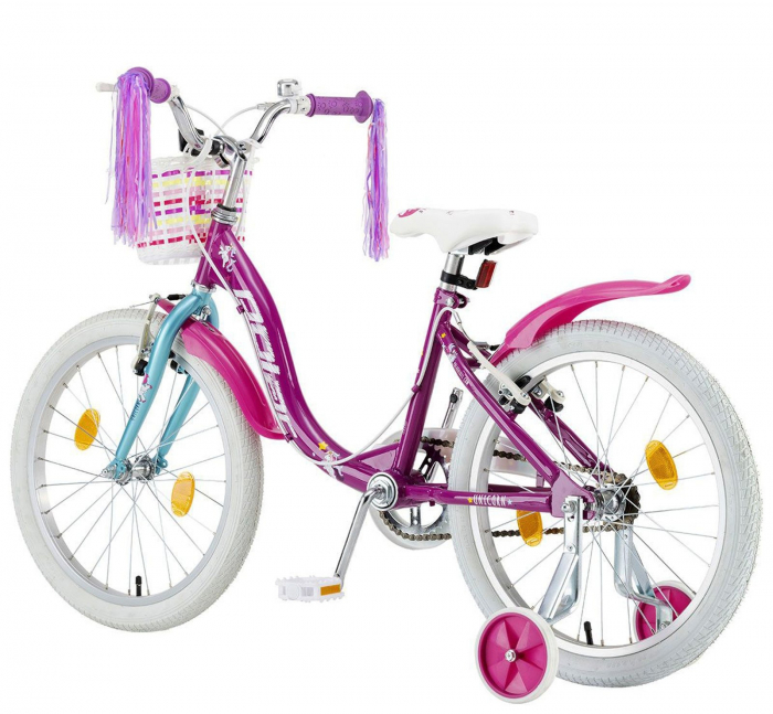 Bicicleta copii 20" POLAR Junior Icecream, roz, varsta 7-10 ani [2]