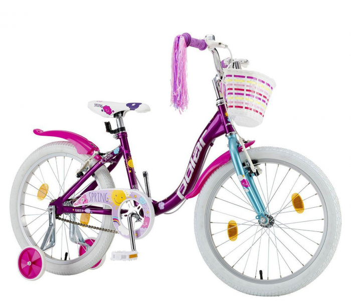 Bicicleta copii 20" POLAR Junior Icecream, roz, varsta 7-10 ani [2]