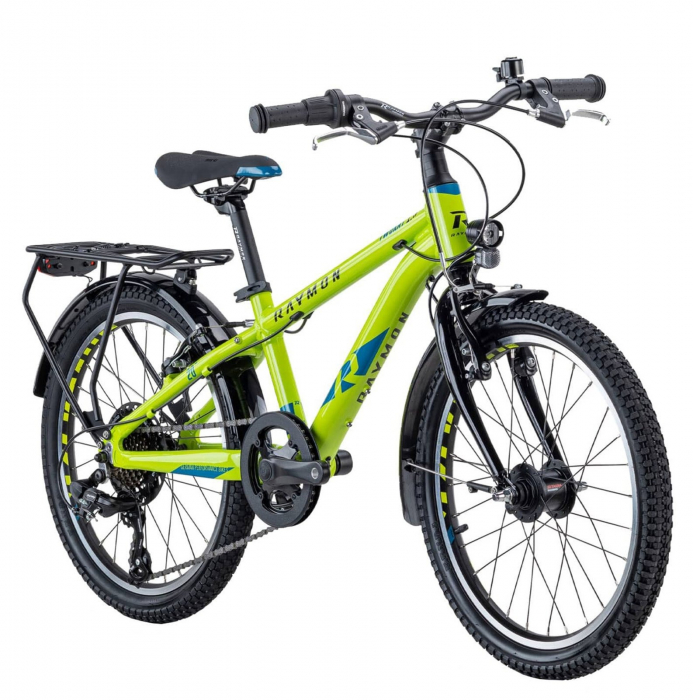 Bicicleta copii 20" RAYMON TwoRay 1.5 Street, cadru aluminiu 10.6", manete revoshift, frane V-Brake, 7 viteze, albastru [2]