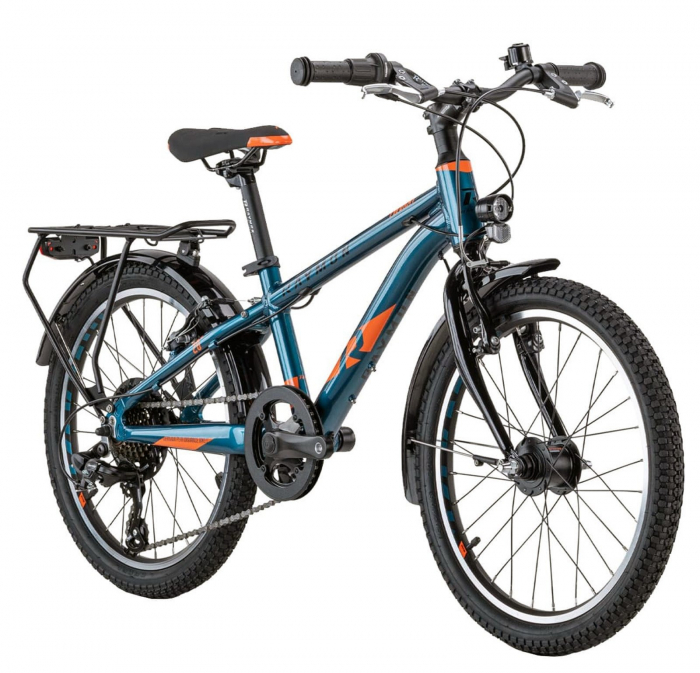 Bicicleta copii 20" RAYMON TwoRay 1.5 Street, cadru aluminiu 10.6", manete revoshift, frane V-Brake, 7 viteze, albastru [2]