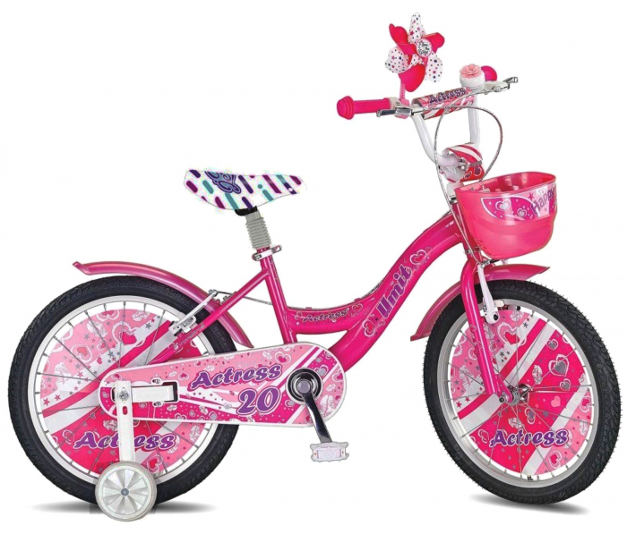 Bicicleta copii 20" UMIT Actress, roz, varsta 7-10 ani [1]