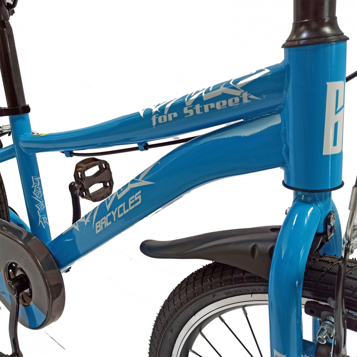 Bicicleta copii 20" BR Sprint, albastru, varsta 7-10 ani [11]