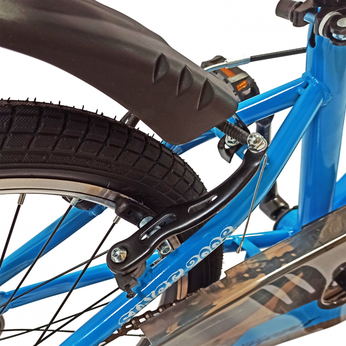 Bicicleta copii 20" BR Sprint, albastru, varsta 7-10 ani [6]