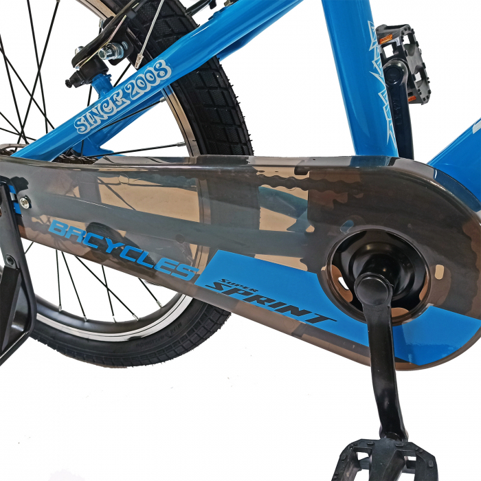 Bicicleta copii 20" BR Sprint, albastru, varsta 7-10 ani [5]