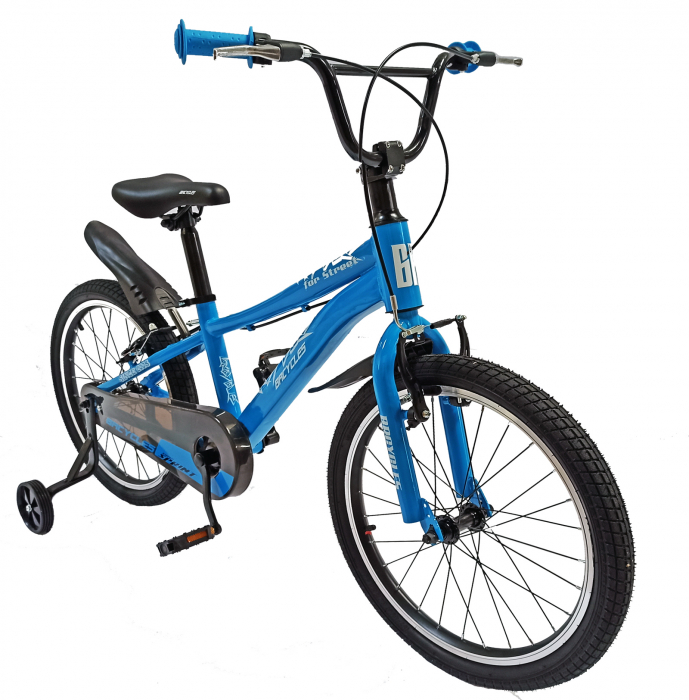 Bicicleta copii 20" BR Sprint, albastru, varsta 7-10 ani [2]
