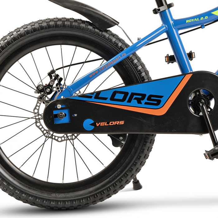 Bicicleta copii 20" VELORS Royal 2.0, frane disc, single speed, varsta 7-10 ani [8]