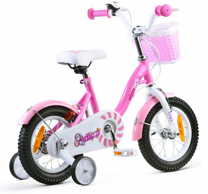 Bicicleta copii 14" ROYAL BABY ChipMunk Lalipop CMO1402C, roz, varsta 3-5 ani [2]