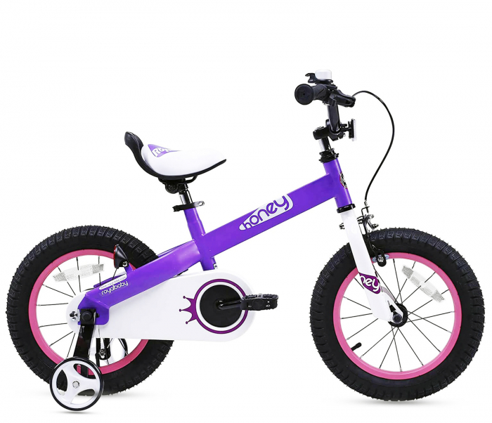 Bicicleta copii 14" ROYAL BABY Honey, mov, varsta 3-5 ani [2]