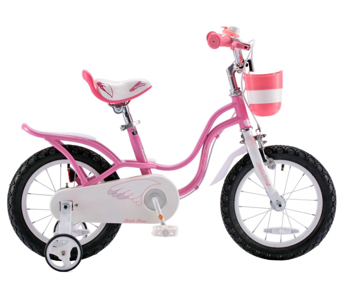 Bicicleta copii 14" ROYAL BABY Little Swan, roz, varsta 3-5 ani [2]