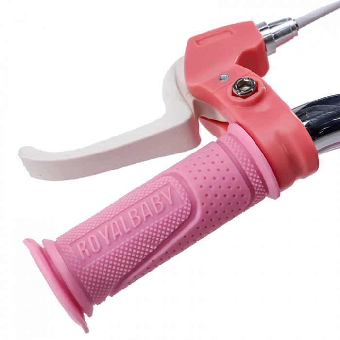 Bicicleta copii 14" ROYAL BABY Little Swan, roz, varsta 3-5 ani [6]