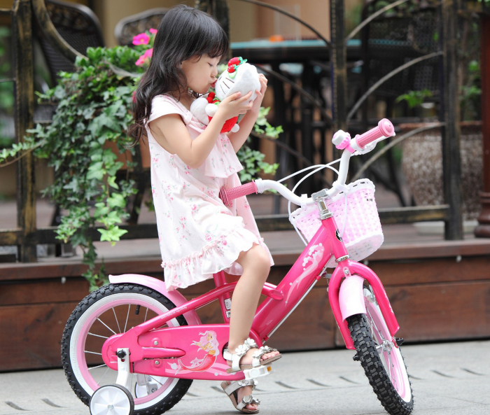 Bicicleta copii 14" ROYAL BABY Mermaid, roz, varsta 3-5 ani [9]