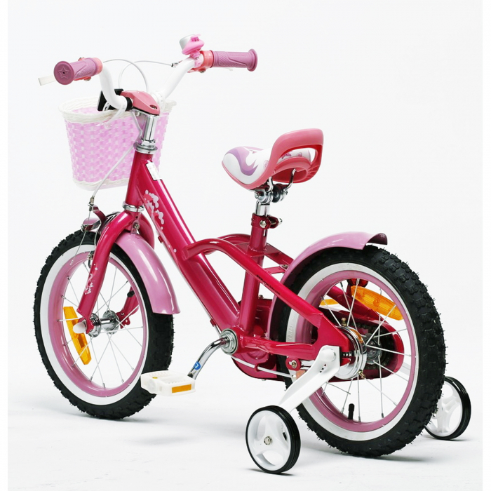 Bicicleta copii 14" ROYAL BABY Mermaid, roz, varsta 3-5 ani [3]