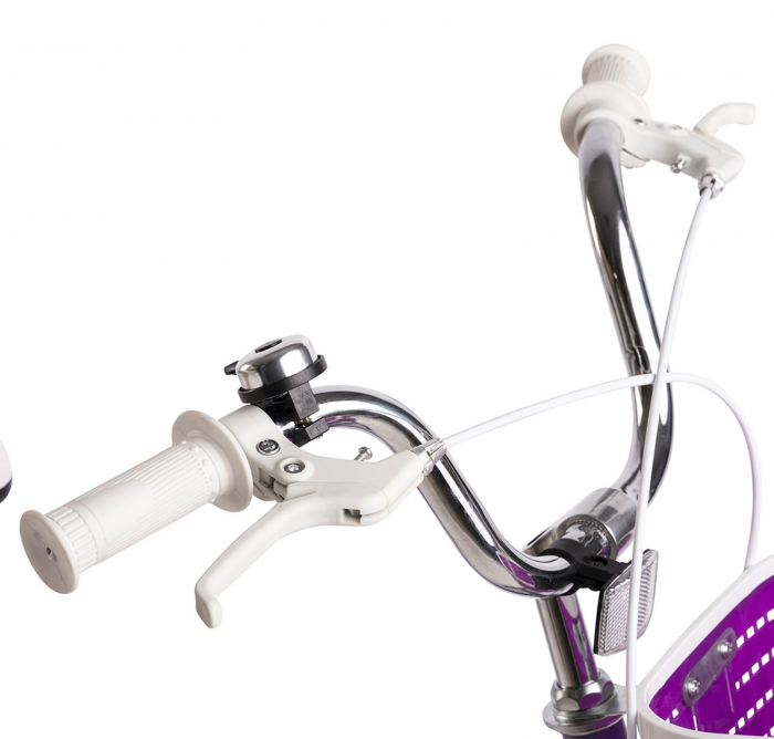 Bicicleta copii 14" VELORS Girl V1402, mov, varsta 3-5 ani [5]