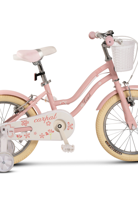 Bicicleta Copii 4-6 ani Carpat C16178A 16", Roz [5]