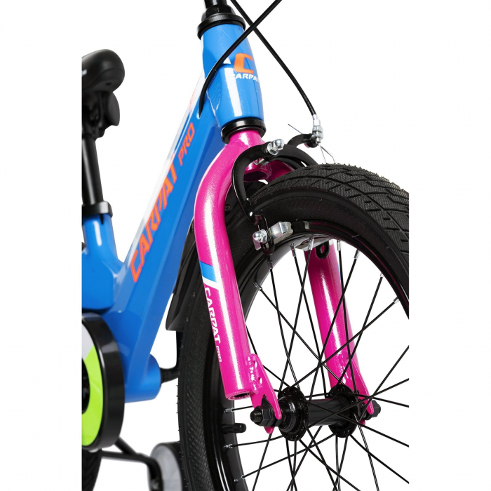 Bicicleta copii 16" CARPAT Pro 16122, cadru aluminiu, frane V-Brake/tambur, varsta 4-6 ani [4]