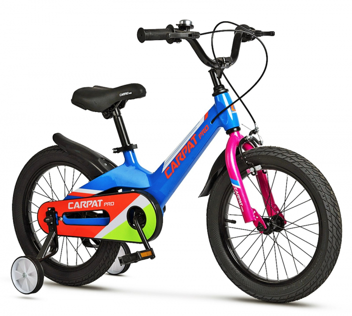 Bicicleta copii 16" CARPAT Pro 16122, cadru aluminiu, frane V-Brake/tambur, varsta 4-6 ani [1]