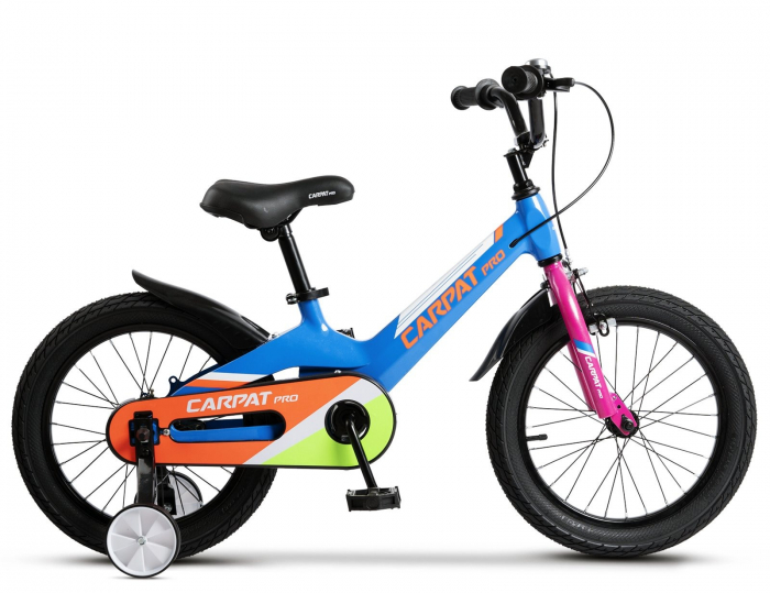 Bicicleta copii 16" CARPAT Pro 16122, cadru aluminiu, frane V-Brake/tambur, varsta 4-6 ani [2]
