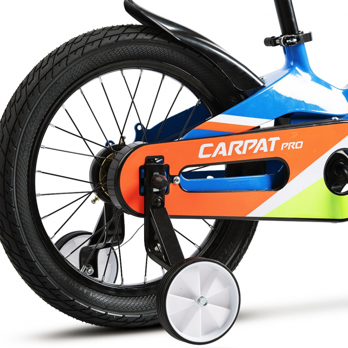 Bicicleta copii 16" CARPAT Pro 16122, cadru aluminiu, frane V-Brake/tambur, varsta 4-6 ani [6]