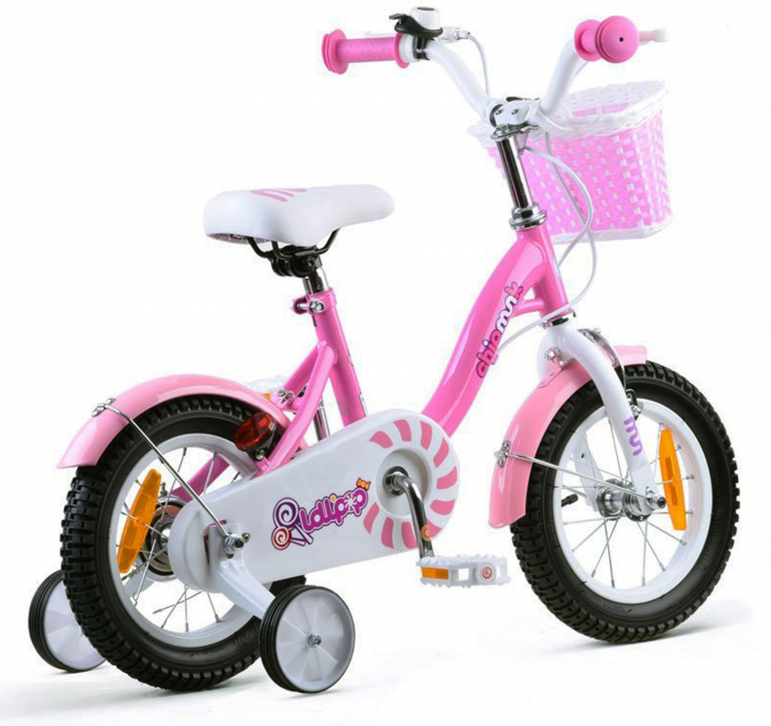 Bicicleta copii 18" ROYAL BABY ChipMunk Lalipop CMO1802C, roz, varsta 5-7 ani [2]