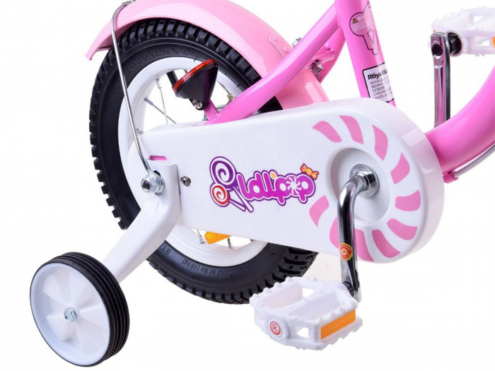 Bicicleta copii 18" ROYAL BABY ChipMunk Lalipop CMO1802C, roz, varsta 5-7 ani [3]
