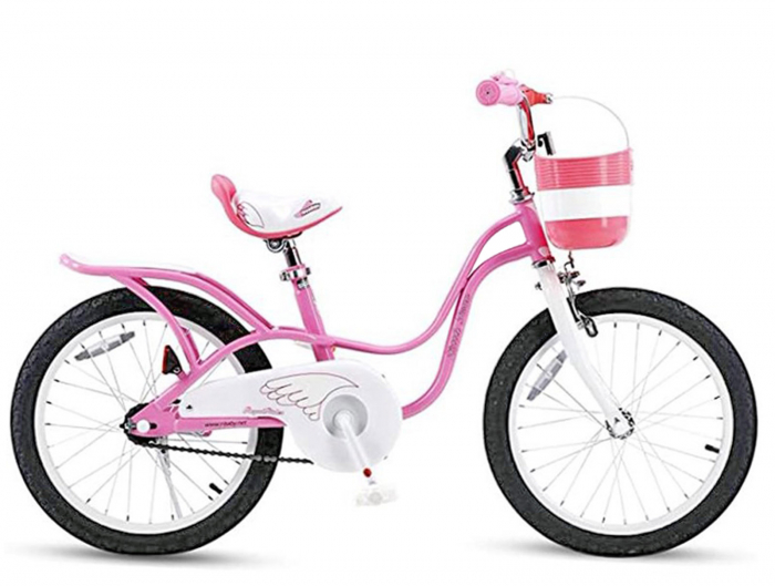 Bicicleta copii 18" ROYAL BABY Little Swan, roz, varsta 5-7 ani [2]