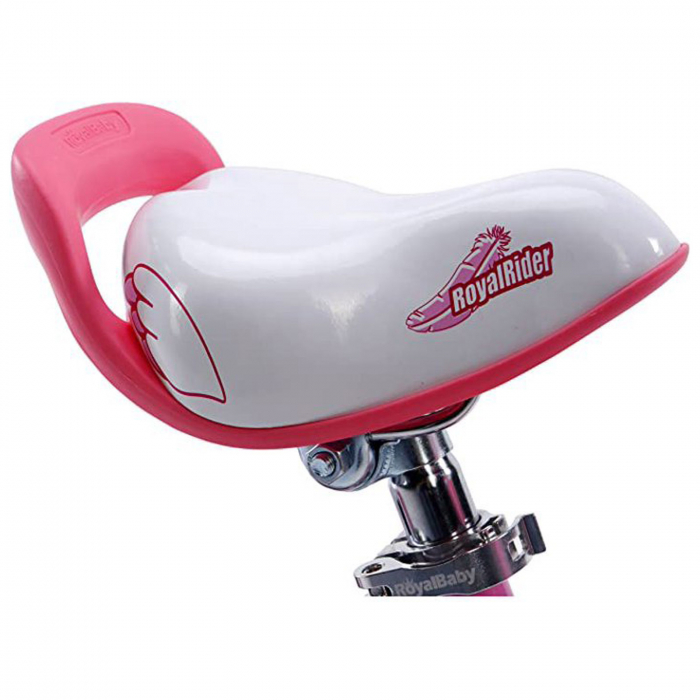 Bicicleta copii 18" ROYAL BABY Little Swan, roz, varsta 5-7 ani [5]