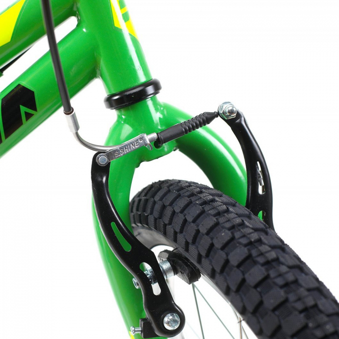 Bicicleta copii 20" DHS Terrana 2003, frane V-Brake, single speed, verde, varsta 7-10 ani [3]