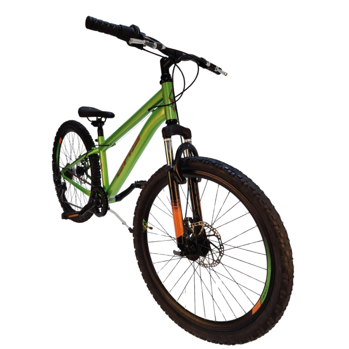 Bicicleta Copii DHS Sonic FS Disc - 24 inch, Verde [2]