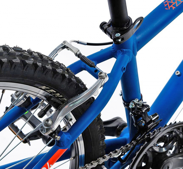 Bicicleta MTB-HT 24" DHS 2423, cadru aluminiu 13", frane V-Brake, 18 viteze, albastru [6]