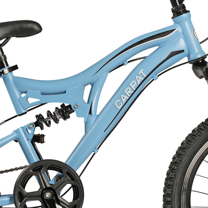 Bicicleta copii MTB-FS 20" CARPAT Alpin 2.0, cadru otel, manete RevoShift, frane V-Brake, 7 viteze, varsta 7-10 ani [12]