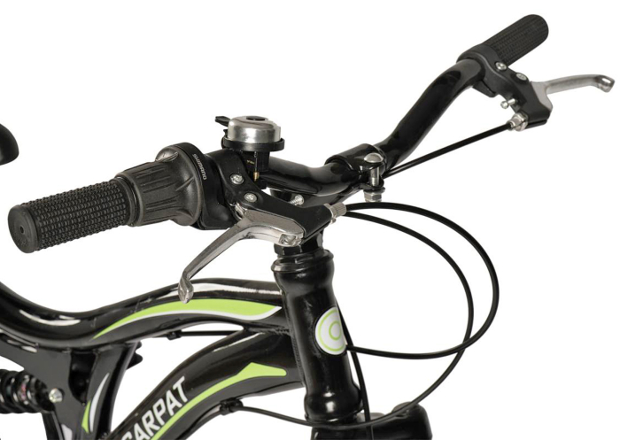 Bicicleta copii MTB-FS 20" CARPAT Alpin 2.0, cadru otel, manete RevoShift, frane V-Brake, 7 viteze, varsta 7-10 ani [6]