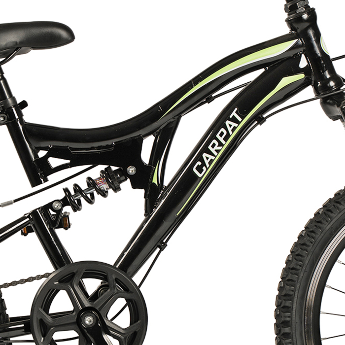 Bicicleta copii MTB-FS 20" CARPAT Alpin 2.0, cadru otel, manete RevoShift, frane V-Brake, 7 viteze, varsta 7-10 ani [12]