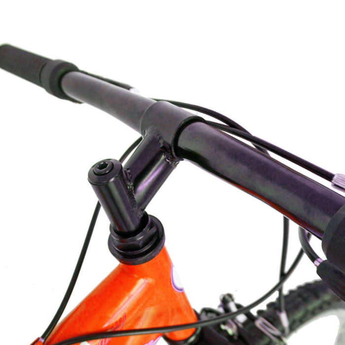 Bicicleta copii MTB-FS 20" RICH Alpin 2.0, cadru otel, manete RevoShift, frane V-Brake, 6 viteze, verde, varsta 7-10 ani [3]