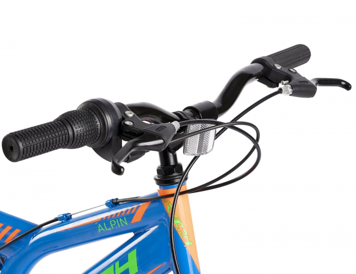 Bicicleta copii MTB-FS 20" RICH Alpin 2.0, cadru otel, manete RevoShift, frane V-Brake, 6 viteze, verde, varsta 7-10 ani [5]