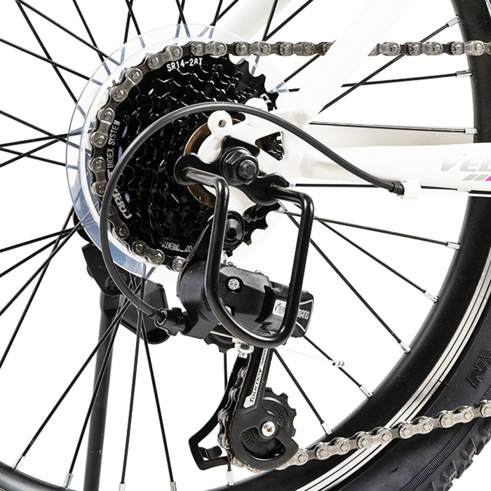 Bicicleta copii MTB-HT 20" VELORS Neptune 2.0, cadru otel, manete RevoShift, frane V-Brake, 7 viteze, varsta 7-10 ani [7]