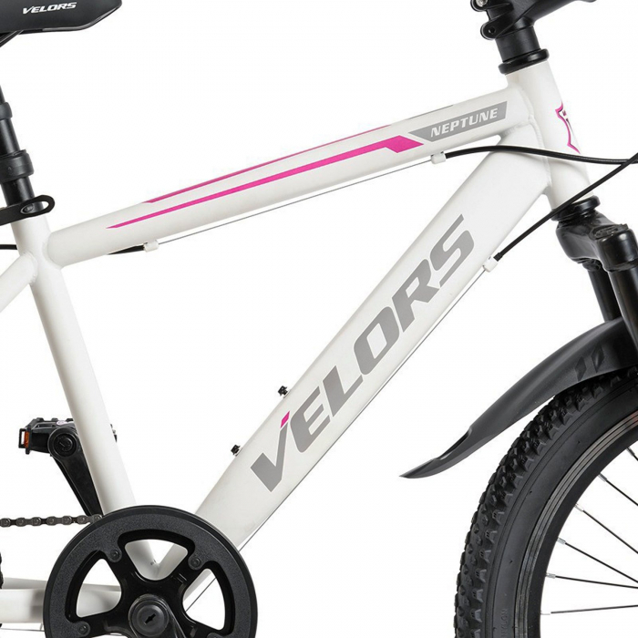 Bicicleta copii MTB-HT 20" VELORS Neptune 2.0, cadru otel, manete RevoShift, frane V-Brake, 7 viteze, varsta 7-10 ani [10]