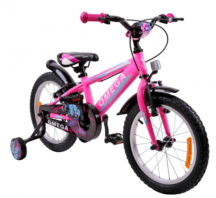 Bicicleta copii 20" OMEGA Master roz, varsta 7-10 ani [2]