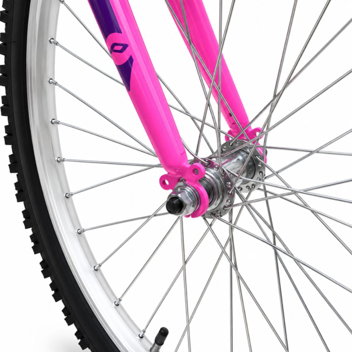Bicicleta copii Polar Modesty, 24 inch, 6 viteze Shimano, frane V-Brake, Roz [4]