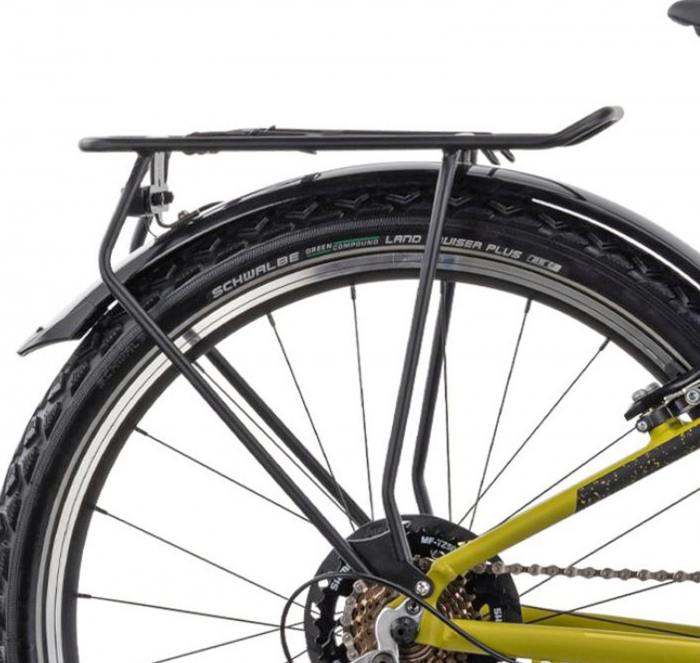 Bicicleta oras 24" RAYMON Yanga 24 Street, cadru aluminiu 12", manete revoshift, frane V-Brake,  7 viteze, galben [8]