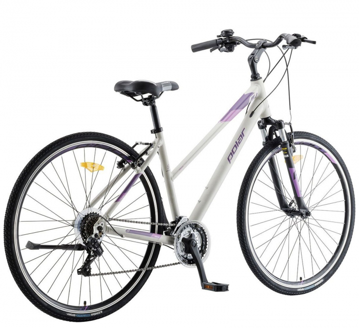 Bicicleta cross-fitness 28" POLAR Athena, cadru aluminiu, manete secventiale, frane V-Brake, 21 viteze [3]