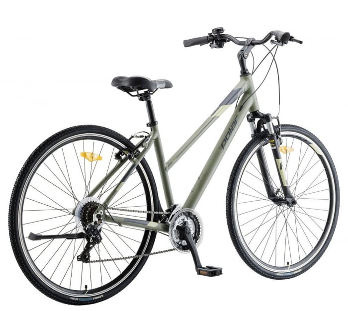 Bicicleta cross-fitness 28" POLAR Athena, cadru aluminiu, manete secventiale, frane V-Brake, 21 viteze [3]