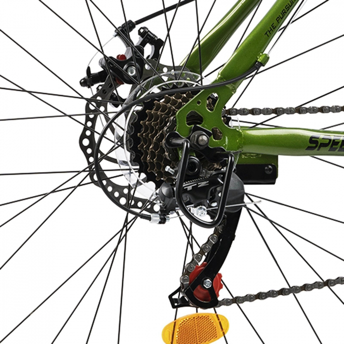 Bicicleta cross-fitness 28" VELORS Speeder RS-4, cadru otel 16", manete secventiale, frane disc, 21 viteze [7]