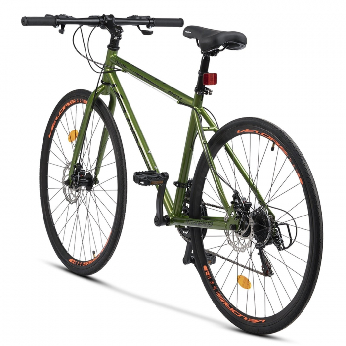 Bicicleta cross-fitness 28" VELORS Speeder RS-4, cadru otel 16", manete secventiale, frane disc, 21 viteze [3]