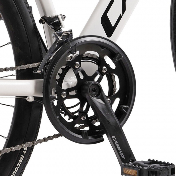 Bicicleta cross-fitness CARPAT Pathfinder 3.0, cadru aluminiu, manete index, frane disc, 14 viteze [8]