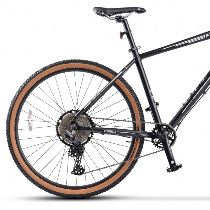 Bicicleta cross-fitness CARPAT Pro C29271H, cadru aluminiu 18", frane hidraulice,11 viteze [11]