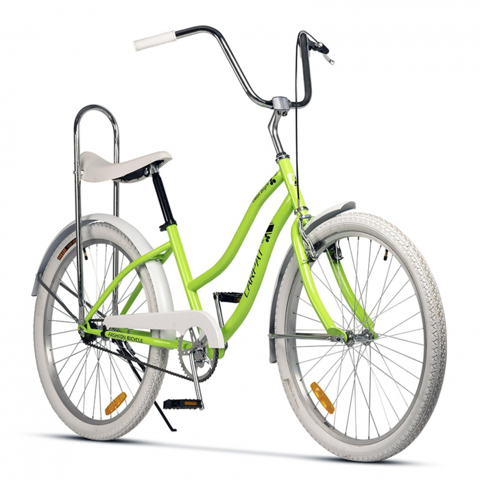 Bicicleta Cruiser 26" CARPAT Liberta, cadru otel 21", frane V-Brake/torpedo, single speed [2]