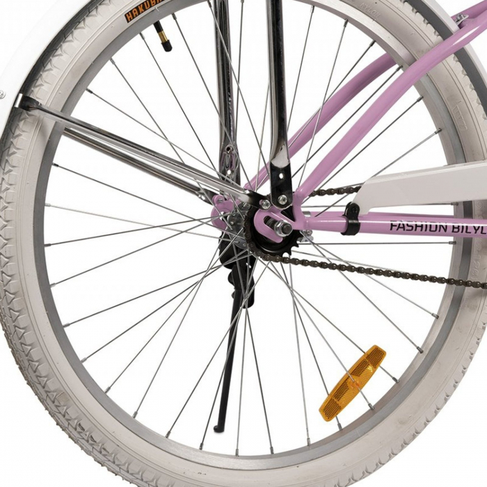 Bicicleta Cruiser 26" CARPAT Liberta, cadru otel 21", frane V-Brake/torpedo, single speed [7]