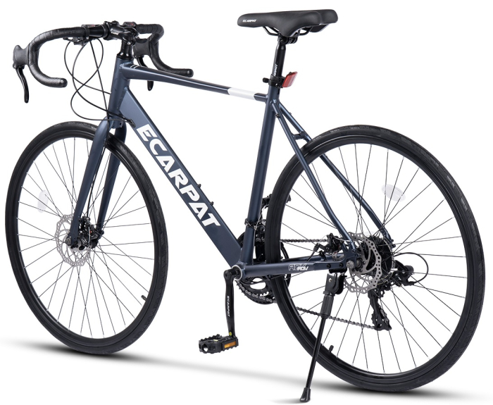 Bicicleta Cursiera/Cyclocross E-Carpat Adv A28320C 28", Negru, Cadru Aluminiu, 16 Viteze, Echipare Carpat, Frane Disc, Cabluri Integrate [3]