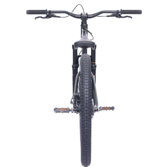 Bicicleta dirt 26" ROCK MACHINE Riff 50s, cadru otel 12", frane hidraulice, single speed, verde [7]