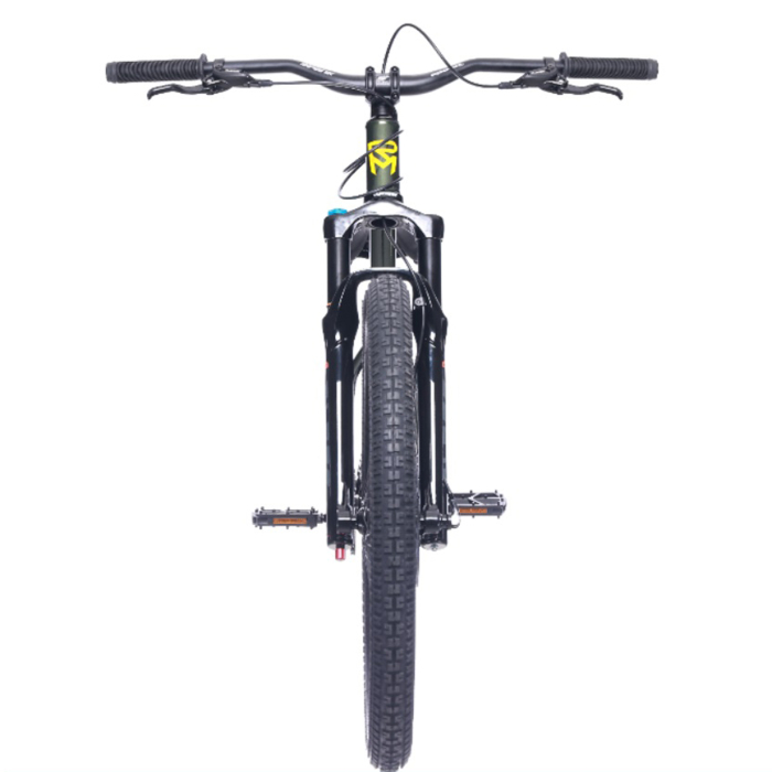 Bicicleta dirt 26" ROCK MACHINE Riff 50s, cadru otel 12", frane hidraulice, single speed, verde [3]